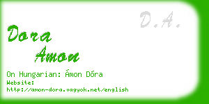 dora amon business card
